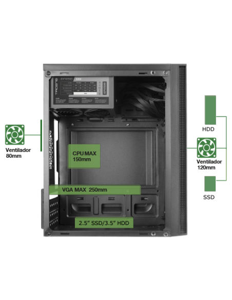 CAJA MICROATX TACENS ANIMA AC5 USB3 60]