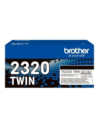 TONER BROTHER TN2320 PACK NEGRO 2 X 2600PG