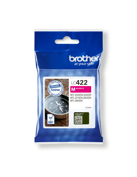 CARTUCHO BROTHER LC422 MAGENTA 550PAG