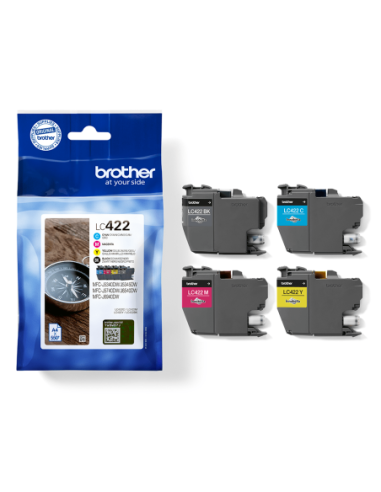 CARTUCHO BROTHER LC422 MULTIPACK 4...