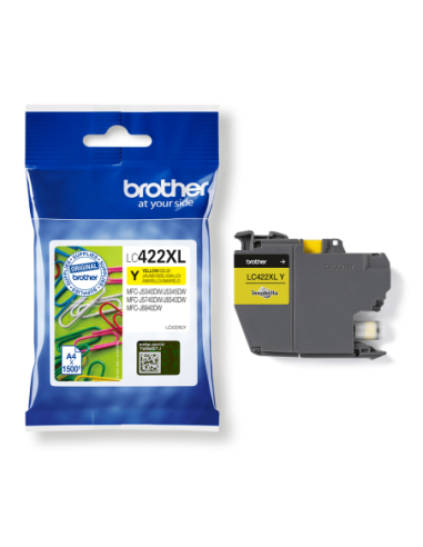 CARTUCHO BROTHER LC422XL AMARILLO...