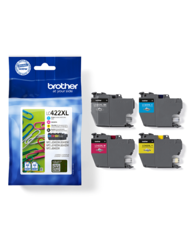 CARTUCHO BROTHER LC422XL MULTIPACK 4...
