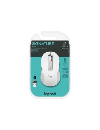 RATON LOGITECH M650 SIGNATURE BLANCO...