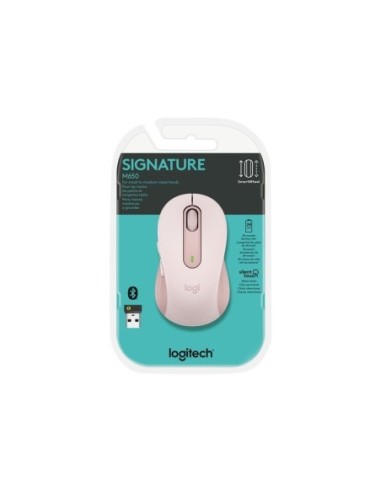 RATON LOGITECH M650 SIGNATURE ROSA...