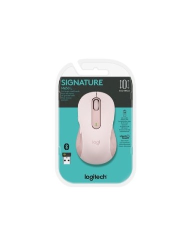 RATON LOGITECH M650 L SIGNATURE ROSA...