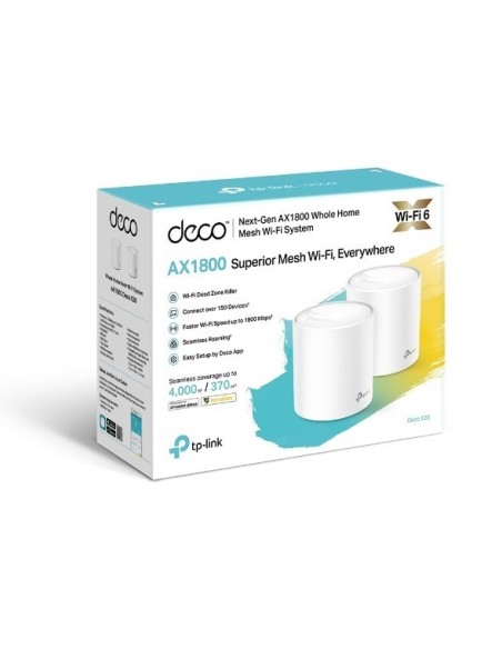 WIFI TP-LINK MESH DECO X20 AP AX1800 2 KIT