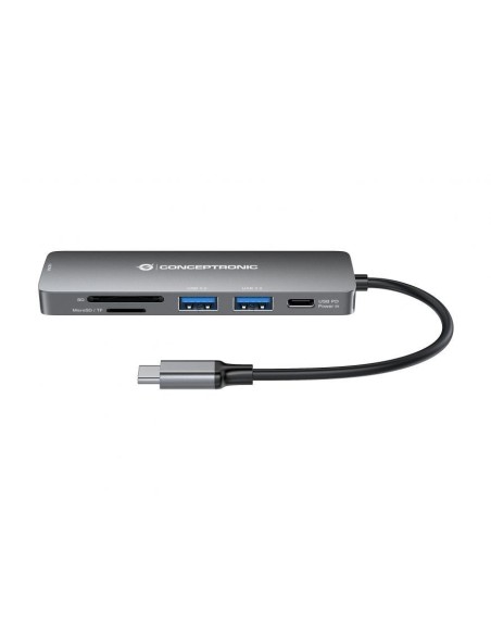 ADAPTADOR CONCEPTRONIC USB-C 6EN1 LECTOR SD