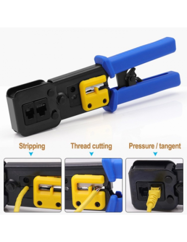 CRIMPADORA MODULAR EQUIP RJ11-RJ12-RJ45