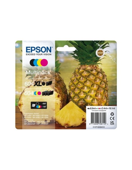 CARTUCHO EPSON 604 MULTIPACK BK XL+STD COLORES