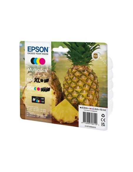 CARTUCHO EPSON 604 MULTIPACK BK XL+STD COLORES