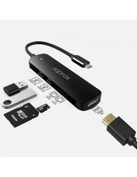 HUB USB C APPROX 5 EN 1