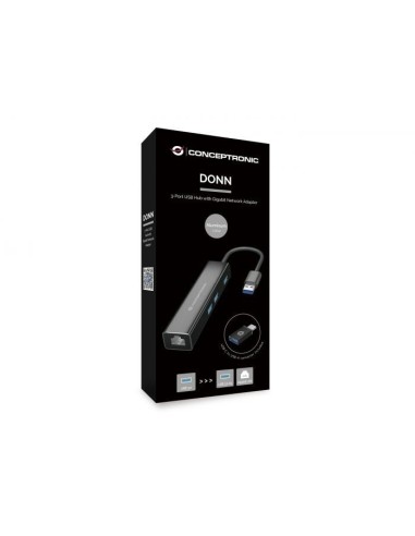 ADAPTADOR CONCEPTRONIC USB-A 3X USB...