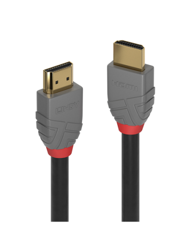 LINDY CABLE HDMI 2.0 HIGH SPEED, LINEA ANTHRA, 3M