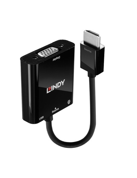 LINDY CONVERSOR DE HDMI A VGA CON AUDIO