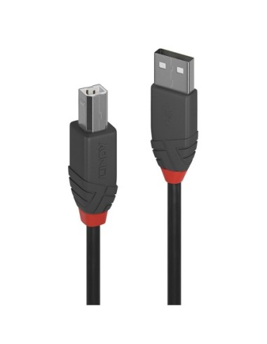 LINDY CABLE USB 2.0 TIPO A A B, LINEA ANTHRA, 2M