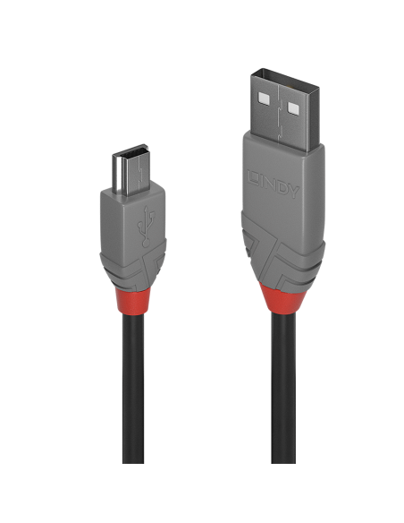LINDY CABLE USB 2.0 TIPO A A MINI-B, LINEA ANTHRA,