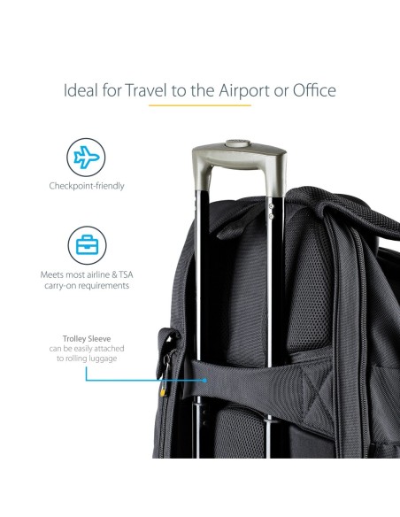 MOCHILA STARTECH 15.6" CON ESTUCHE DE ACCESORIO