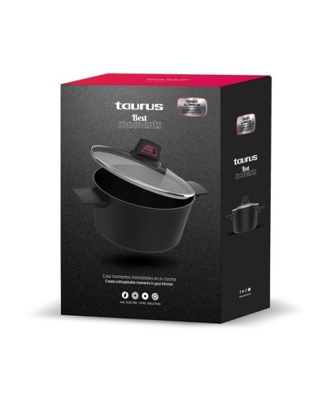 CAZUELA TAURUS BEST MOMENTS 20CM ALUMINIO FORJADO