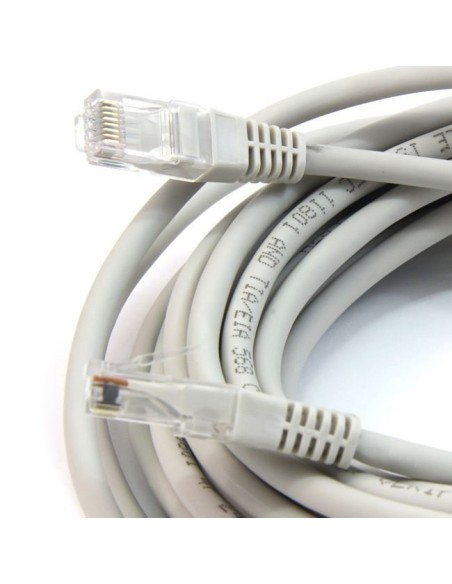 CABLE PG RJ45 LATIGUILLO CAT.6 UTP 0.25M GRIS