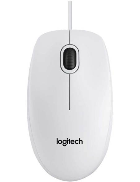 RATON LOGITECH B100 OPTICO USB BLANCO