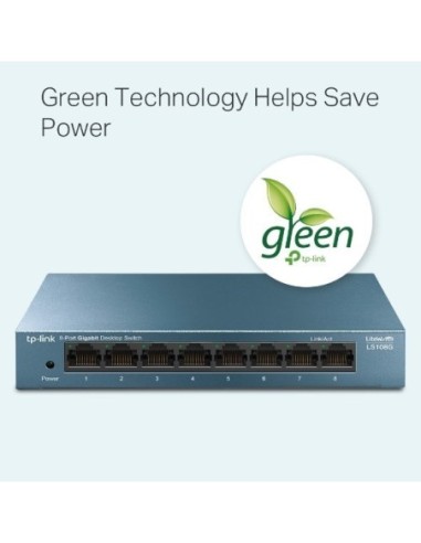 SWITCH TP-LINK 8 PUERTOS GIGABIT NO RACK