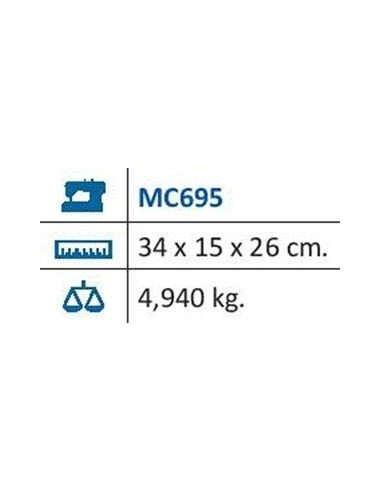 MAQUINA DE COSER JATA MC695