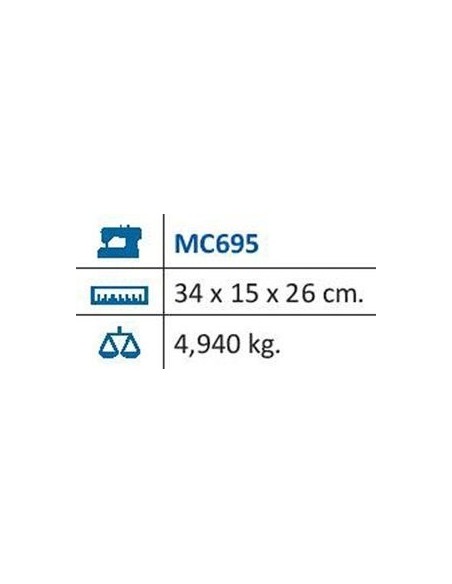 MAQUINA DE COSER JATA MC695