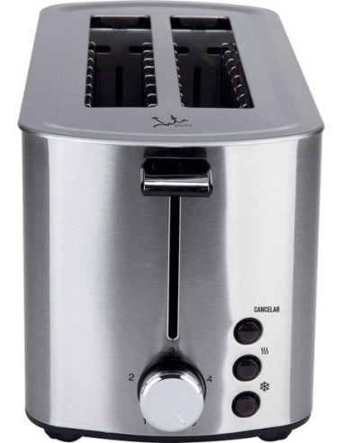 TOSTADORA JATA TT1046 INOX DOBLE 1400W