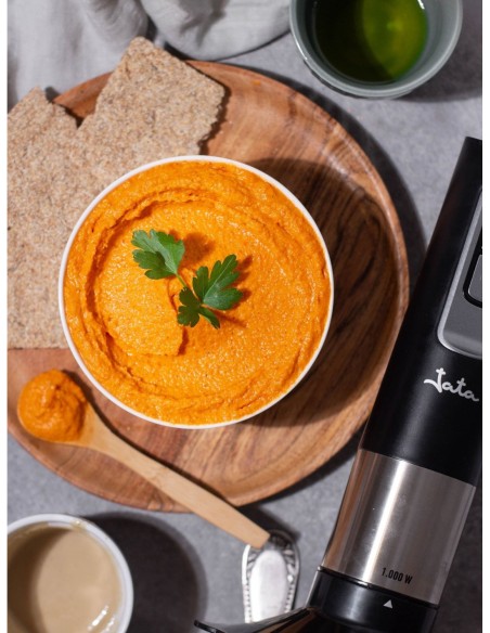 BATIDORA VARILLA JATA BT157 INOX 1000W ACCESORIOS