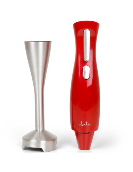 BATIDORA VARILLA JATA BT1852 INOX 900W ROJA