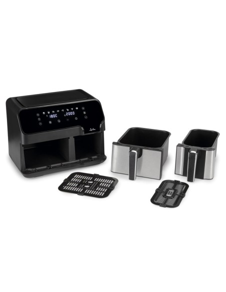 FREIDORA SIN ACEITE JATA JEFR1228 DOBLE 9L 2700W