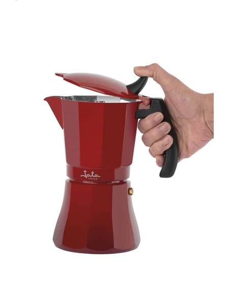 CAFETERA ITALIANA JATA HCAF2012 ROJA INDUCCION 12T