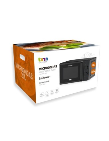 MICROONDAS EASYWARE TM 20L 700W NEGRO