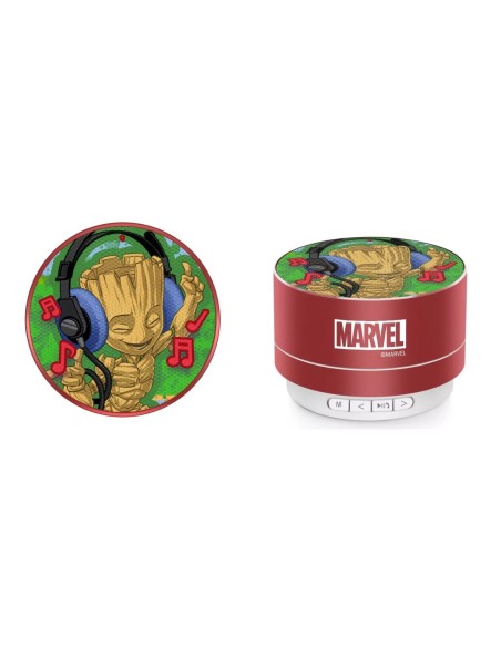 ALTAVOZ BT PORTATIL 3W GROT MARVEL ROJO