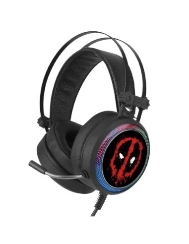 AURICULAR GAMING DEADPOOL MARVEL NEGRO