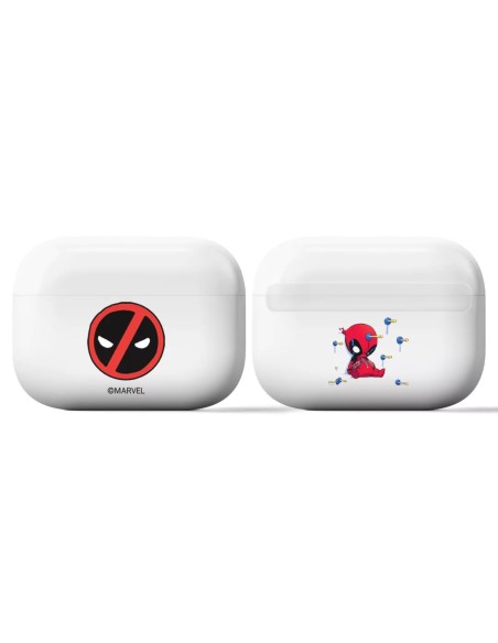 ESTUCHE PROTECTOR AIRPODS PRO DEADPOOL BLAN