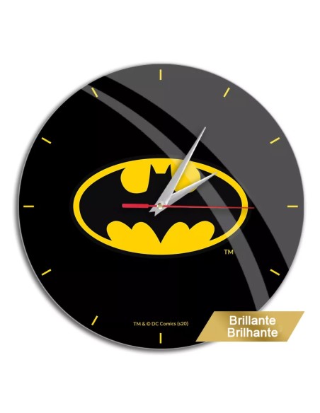 RELOJ DE PARED BATMAN DC NEGRO