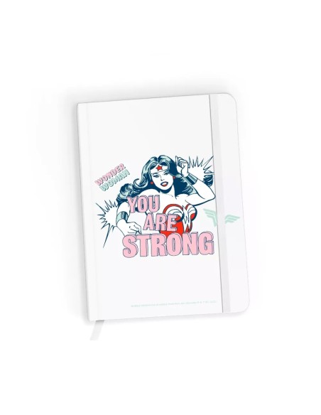 CUADERNO WONDER WOMAN DC BLANCO