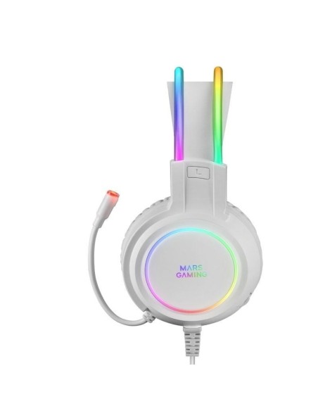 AURICULAR+MIC MARS GAMING MHRGB BLANCO