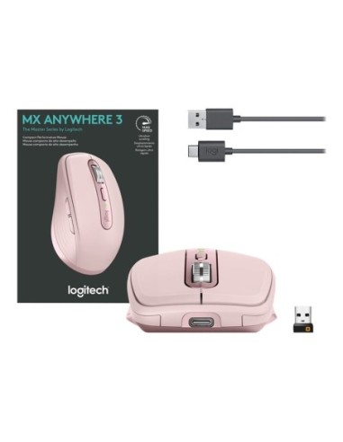 RATON LOGITECH MX ANYWHERE 3 ROSA