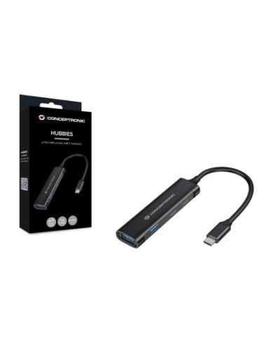HUB CONCEPTRONIC USB 3.2 GEN 1 DE 4...