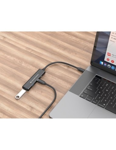 HUB CONCEPTRONIC USB 3.2 GEN 1 DE 4...