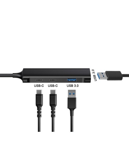 HUB CONCEPTRONIC USB 3.2 GEN 1 DE 4 PUERTOS