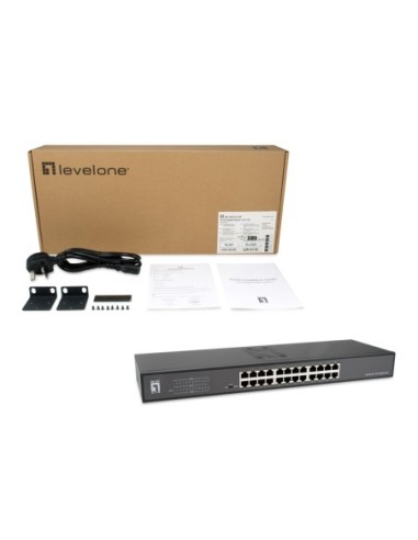 SWITCH LEVEL ONE NO GESTION 24P GIGA...