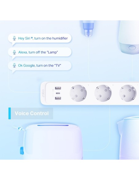 REGLETA TP-LINK TAPO P300 3 TOMAS + USB WIFI