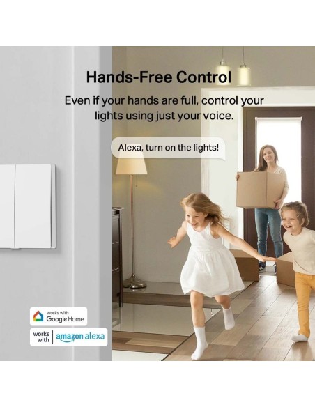 INTERRUPTOR INTELIGENTE WI-FI TAPO S220 2 ENTRADAS