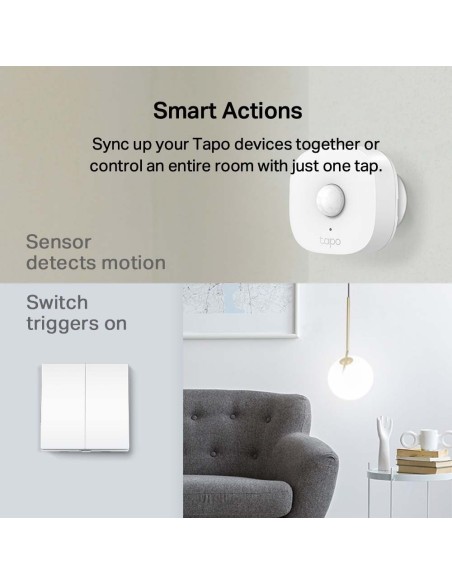 INTERRUPTOR INTELIGENTE WI-FI TAPO S220 2 ENTRADAS