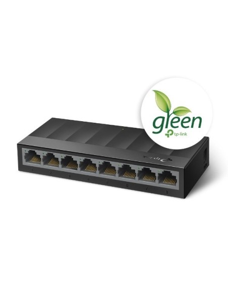SWITCH TP-LINK 8 P 10-100-1000 PLASTICO