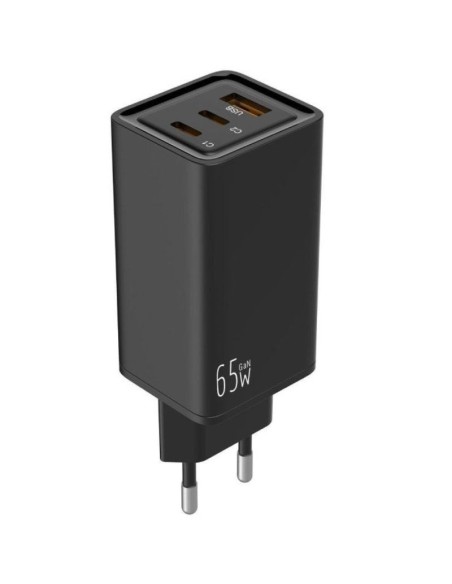 CARGADOR USB LEOTEC 65W NEGRO USB-C - PD