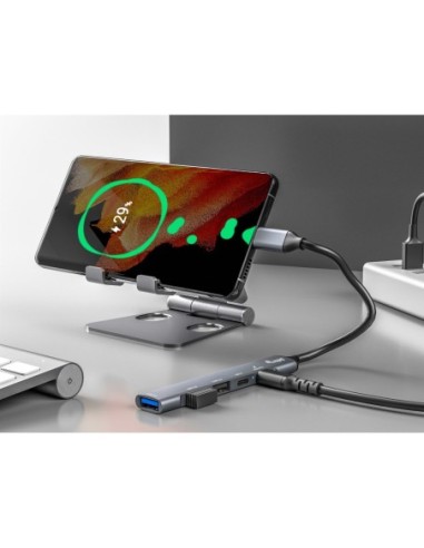 HUB EQUIP USB 3.0-2.0 5P CON USB-C...